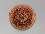 Half of a Prayer Bead with Jesus Carrying the Cross, Boxwood, Netherlandish