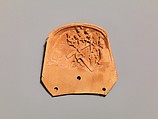 Half of a Prayer Bead with Jesus Carrying the Cross, Boxwood, Netherlandish