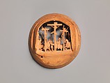 Half of a Prayer Bead with the Crucifixion, Boxwood, Netherlandish