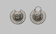 Temple Pendant with Filigree Border, Silver, niello, Kyivan Rus’