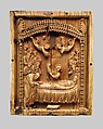 Icon with the Koimesis, Elephant ivory, Byzantine