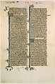 Manuscript Leaf with Opening of The Book of Nehemias, from a Bible, Tempera and gold on parchment, French