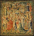 Perseus Rescues Andromeda, Wool warp; wool and silk wefts, South Netherlandish