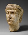 Head of Emperor Constans (r. 337–50), Marble, Byzantine