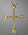 Processional Cross, Silver, silver-gilt, Byzantine