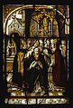 Glass Panel of Saint Nicholas, After a design by Jacob Cornelisz van Oostsanen (Netherlandish, Oostsanen ca. 1470–1533 Amsterdam), Pot-metal glass and vitreous paint, Netherlandish