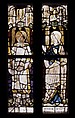 Composite Window of English Stained Glass, Pot-metal, white glass, vitreous paint, silver stain, British