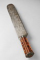 Knife, Boxwood, steel, and silver, Netherlandish