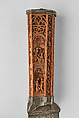 Knife, Boxwood, steel, and silver, Netherlandish