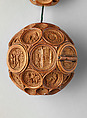 Large Bead: Gehazi Entering a House Rosary of Henry VIII and Katherine of Aragon, Boxwood, Netherlandish
