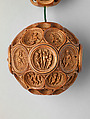 Large Bead: Christ and the Woman Taken in Adultery Rosary of Henry VIII and Katherine of Aragon, Boxwood, Netherlandish