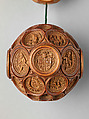Large Bead: Royal Arms of England Rosary of Henry VIII and Katherine of Aragon, Boxwood, Netherlandish