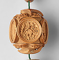Bead 1: Last Judgment Rosary of Henry VIII and Katherine of Aragon, Boxwood, Netherlandish