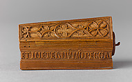 Miniature Coffin, Boxwood, Netherlandish