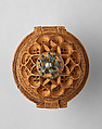 Prayer Bead with the Crucifixion and the Sorrows of the Virgin, Boxwood, Netherlandish