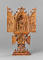 Miniature Altarpiece with the Nativity, Boxwood, Netherlandish