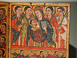 Diptych with the Kiss of St. John, Tempera on wood, Ethiopian (Ethiopia)
