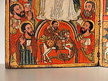 Diptych with the Kiss of St. John, Tempera on wood, Ethiopian (Ethiopia)
