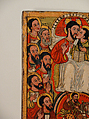 Diptych with the Kiss of St. John, Tempera on wood, Ethiopian (Ethiopia)