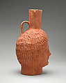 Jug, African red slip ware, North African (Tunis El Aouja, Navigius school)