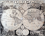 World Map, Adriaan Schoonebeek Dutch, Ink on paper, Armenian