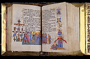 Gospel Book, Text: tempera, ink, and gold on parchment; binding: silver-gilt (?), 10 porcelain medallions; 278 folios, Armenian