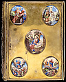 Gospel Book, Text: tempera, ink, and gold on parchment; binding: silver-gilt (?), 10 porcelain medallions; 278 folios, Armenian