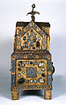 Chasse of Ambazac, Gilded copper, champlevé enamel, rock crystal, semiprecious stones, faience, and glass, French