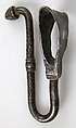 Belt Hook, Wrought Iron, French