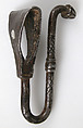 Belt Hook, Wrought Iron, French