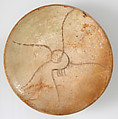 Bowl with Abstract Spiral Design, Terracotta decorated in sgraffito, Byzantine