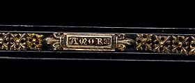 Belt Elements, from the Colmar Treasure, Gilded silver, enamel, silk fragments
