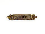 Belt Elements, from the Colmar Treasure, Gilded silver, enamel, silk fragments