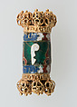 Elements from a Necklace, Gold, cloisonnè enamel, Spanish