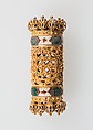 Elements from a Necklace, Gold, cloisonnè enamel, Spanish