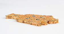 Elements from a Necklace, Gold, cloisonnè enamel, Spanish