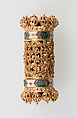 Elements from a Necklace, Gold, cloisonnè enamel, Spanish