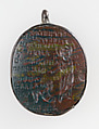 Amulet Carved in Intaglio (Incised) | Byzantine (Egypt) | The ...