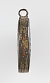 Amulet Carved in Intaglio (Incised), Hematite, silver mount, Byzantine (Egypt)