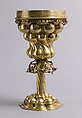 Double Cup, Mattheus Epfenhauser (German), Silver gilt, silver medallions, German
