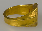 Gold Signet Ring of Michael Zorianos, Gold, Byzantine