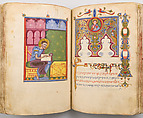 Four Gospels in Armenian, Tempera and gold on paper; stamped leather binding, Armenian