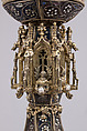 Chalice, Gilded silver, filigree enamel, pearls, Southeastern European