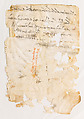 Leaf from a Syriac Manuscript, Ink on parchment with small pieces of paper attached to it, Syriac