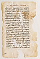 Leaf from a Manuscript of Syriac Canons, Ink on parchment, Syriac