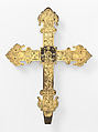 Processional Cross, Champlevé enamel, copper-gilt, Spanish