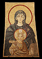 Mother of God and Child, Painted plaster cast, Byzantine