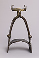 Stirrup, Iron with copper alloy inlay, Anglo-Scandinavian