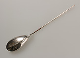 Spoon with Christian Inscription, Silver, Byzantine