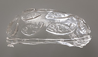 Fragment of a Rock Crystal Bowl, Rock crystal, North African (Carthage)
